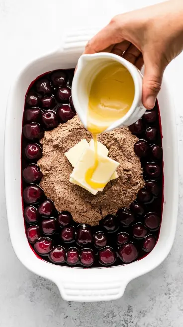 Chocolate Cherry Dump Cake 6 chocolate cherry dump cake