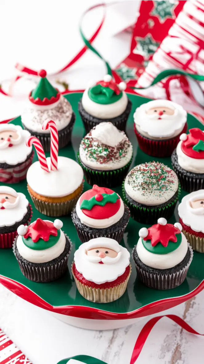 Santa Belly Cupcakes 7 Santa Belly Cupcakes