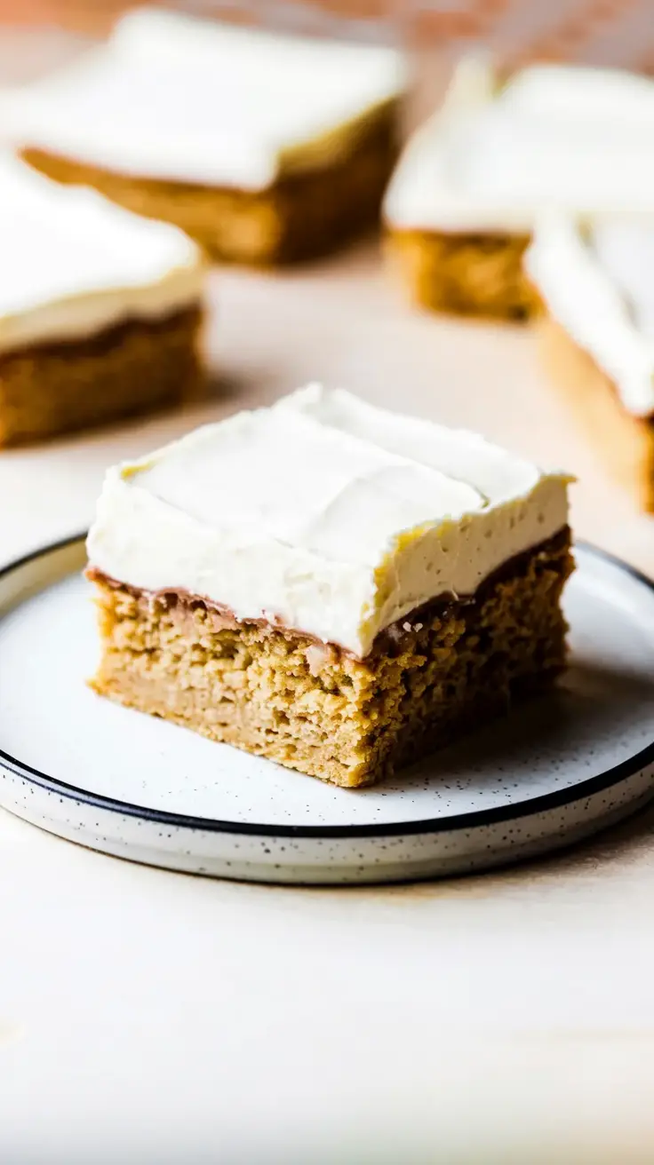 Cake Batter Blondies with Marshmallow Buttercream 8 Cake Batter Blondies with Marshmallow Buttercream