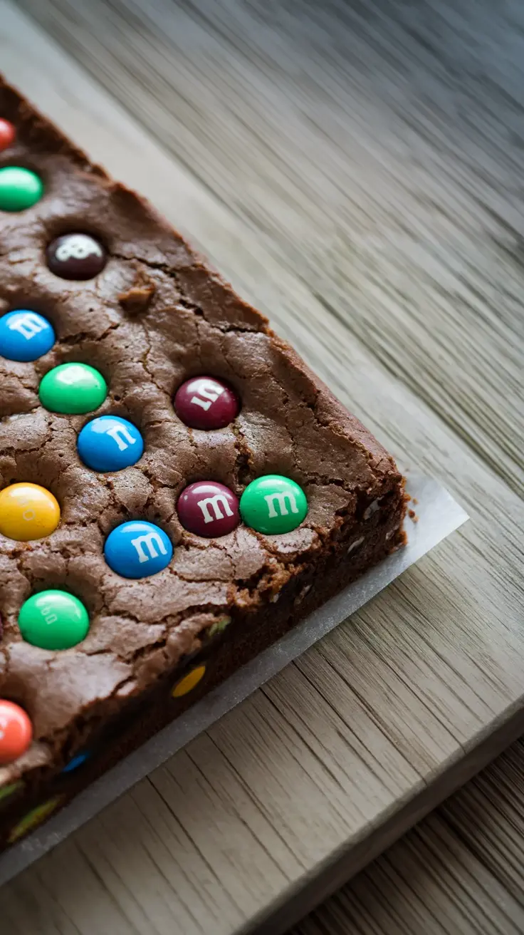 M&M’s Brownies 9 M&M’s Brownies