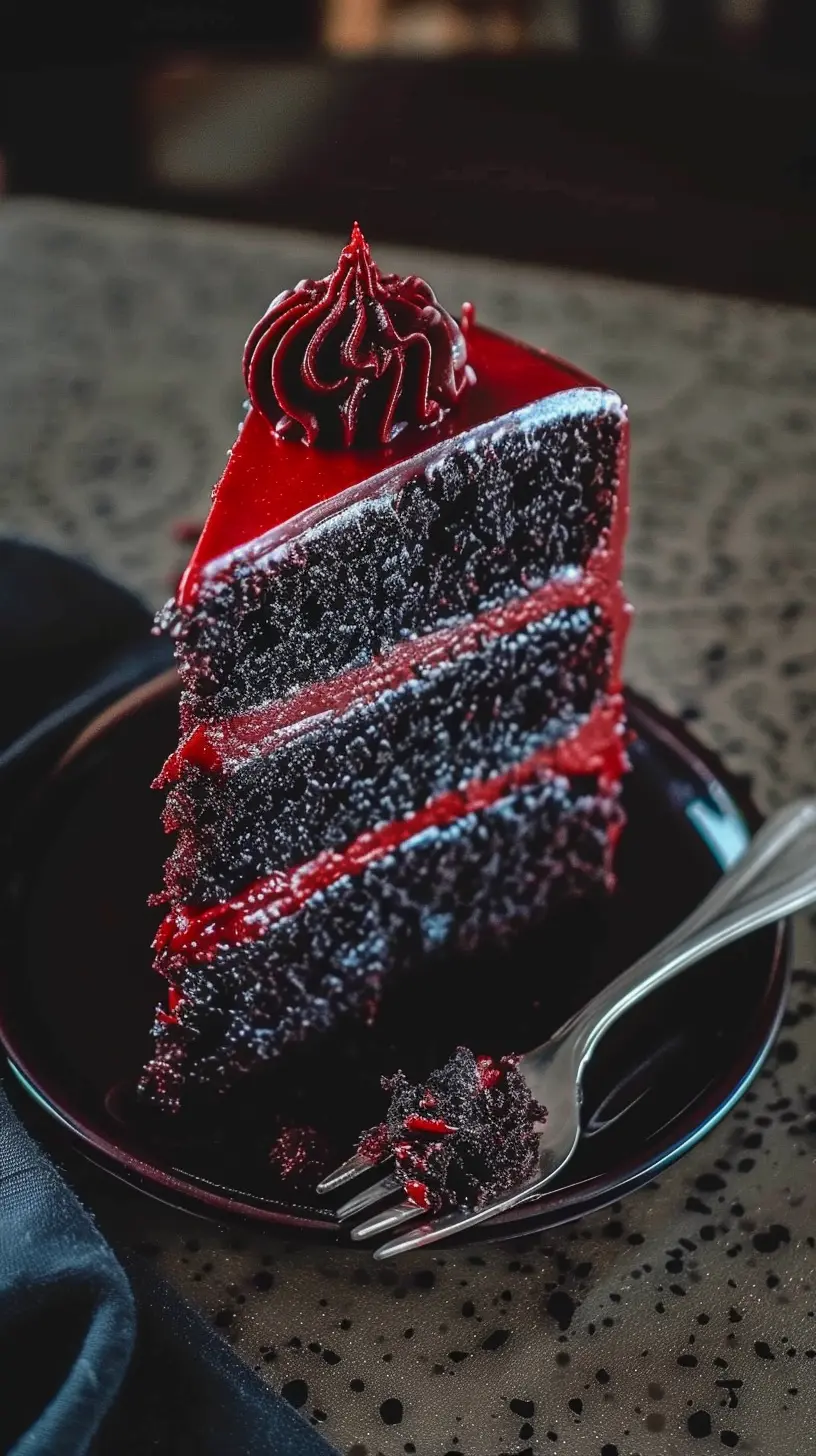 The Forbidden Black Velvet Cake Everyone Craves 6 Black Velvet Cake with Red Icing