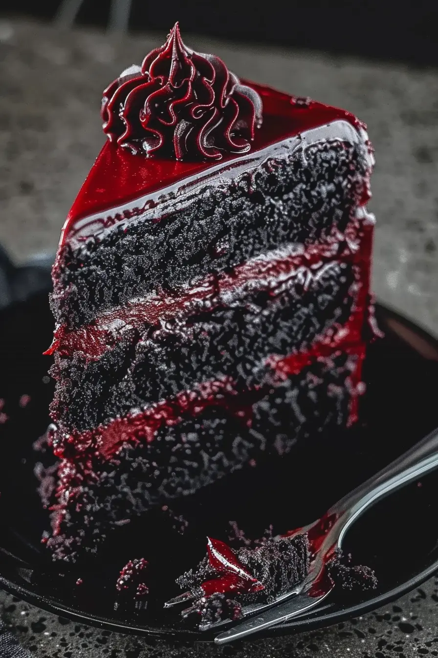 The Forbidden Black Velvet Cake Everyone Craves 5 Black Velvet Cake with Red Icing